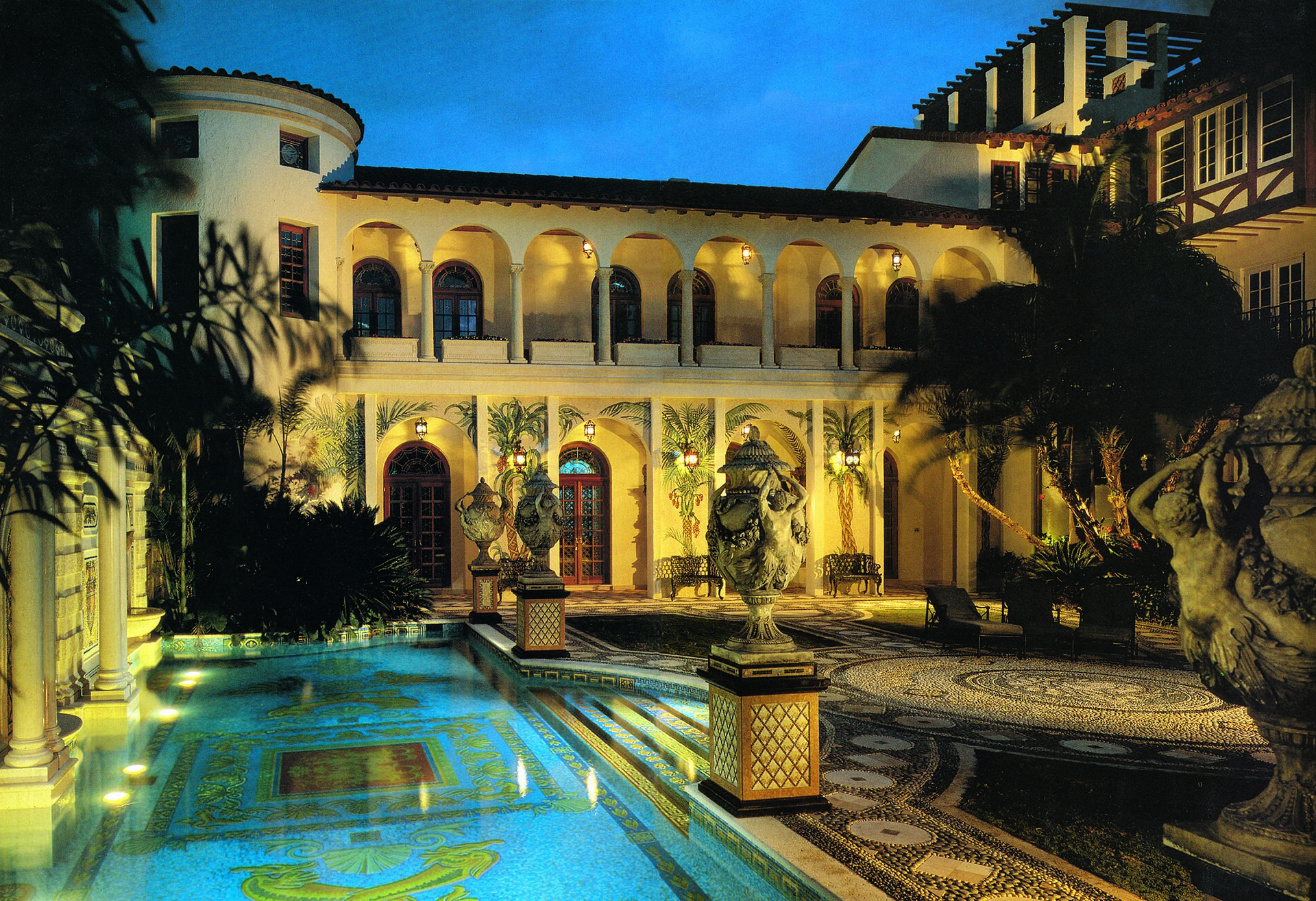 Million Mosaic swimming pool at Casa Casuarina